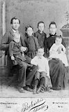 James and Theresa (Rossiter) Dooly with children William, Mary, Edmund, Joseph and Myrtie, circa 1890.